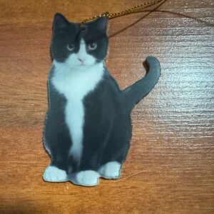 😻♥️ADORABLE TUXEDO CAT ACRYLIC CAR ORNAMENT 👍👍🤗♥️♥️♥️♥️♥️♥️♥️♥️♥️♥️🥳🥳🤗😻